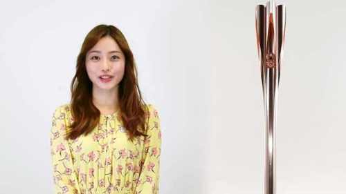 石原里美任奥运圣火大使，亲自感谢